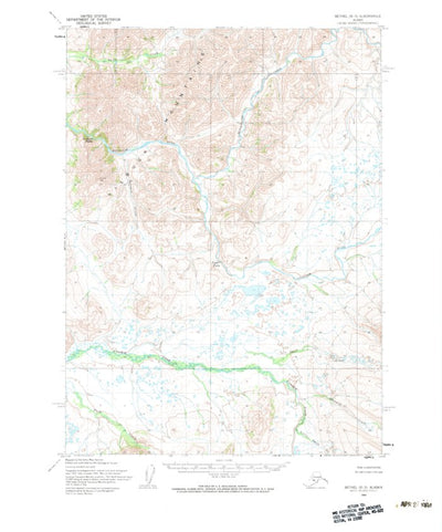 United States Geological Survey Bethel B-3, AK (1954, 63360-Scale) digital map