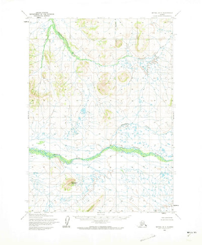 United States Geological Survey Bethel B-5, AK (1954, 63360-Scale) digital map