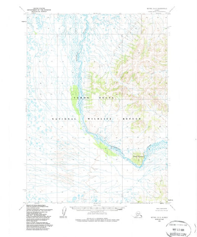 United States Geological Survey Bethel B-6, AK (1954, 63360-Scale) digital map