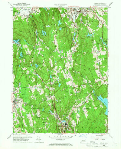 United States Geological Survey Bethel, CT (1959, 24000-Scale) digital map