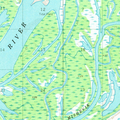 United States Geological Survey Bethel D-6, AK (1954, 63360-Scale) digital map