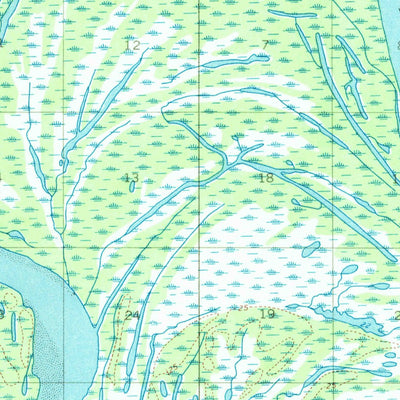 United States Geological Survey Bethel D-7, AK (1954, 63360-Scale) digital map