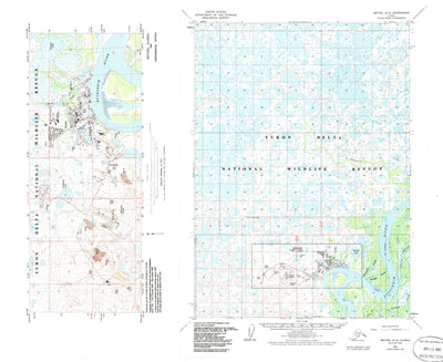 United States Geological Survey Bethel D-8, AK (1954, 63360-Scale) digital map