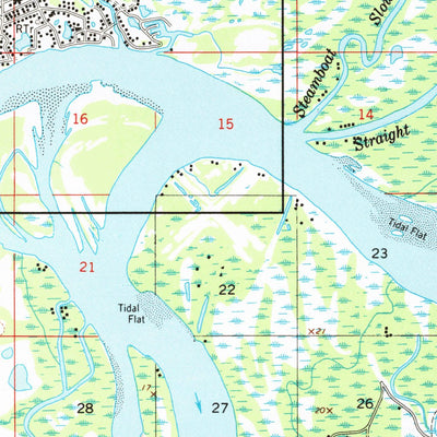 United States Geological Survey Bethel D-8, AK (1954, 63360-Scale) digital map