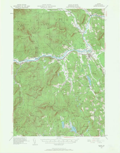 United States Geological Survey Bethel, ME (1940, 62500-Scale) digital map