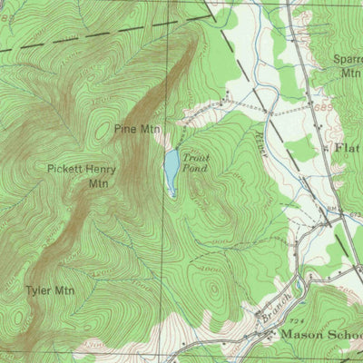 United States Geological Survey Bethel, ME (1940, 62500-Scale) digital map