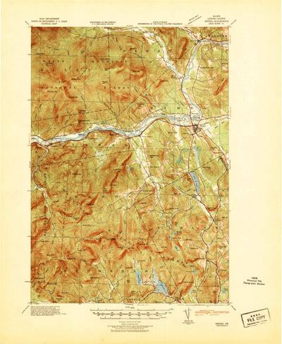 United States Geological Survey Bethel, ME (1941, 62500-Scale) digital map
