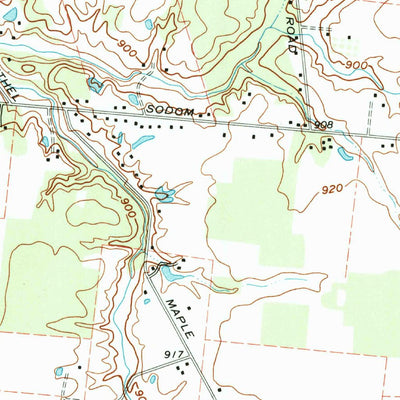 Bethel, Oh (1968, 24000-scale) Map By United States Geological Survey 