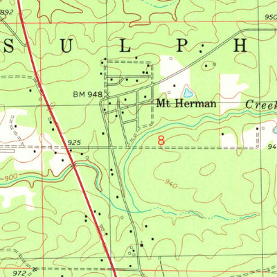 United States Geological Survey Bethel, OK (1982, 24000-Scale) digital map