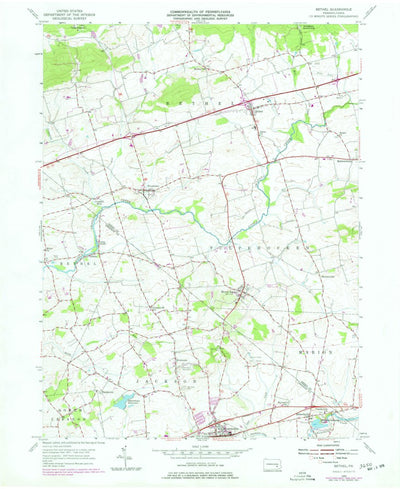 United States Geological Survey Bethel, PA (1955, 24000-Scale) digital map