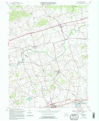 United States Geological Survey Bethel, PA (1992, 24000-Scale) digital map