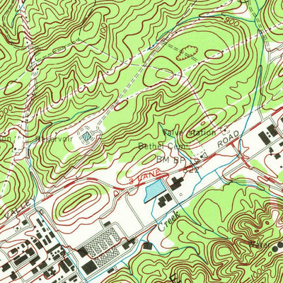 United States Geological Survey Bethel Valley, TN (1968, 24000-Scale) digital map