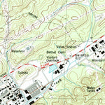 United States Geological Survey Bethel Valley, TN (1998, 24000-Scale) digital map