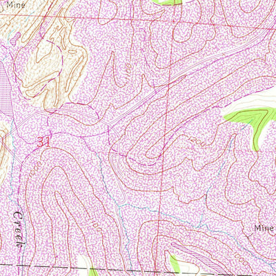 United States Geological Survey Bethesda, OH (1961, 24000-Scale) digital map