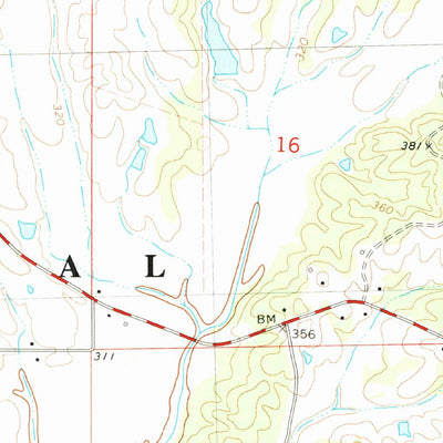 United States Geological Survey Bethlehem, MS (1982, 24000-Scale) digital map