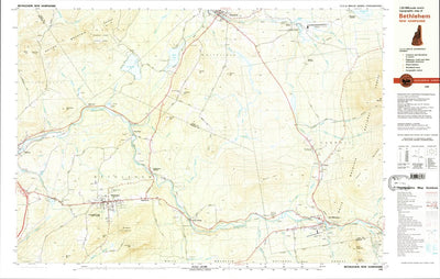United States Geological Survey Bethlehem, NH (1982, 25000-Scale) digital map