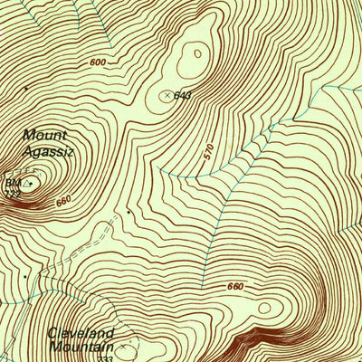 United States Geological Survey Bethlehem, NH (1995, 24000-Scale) digital map