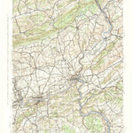 United States Geological Survey Bethlehem, PA-NJ (1943, 125000-Scale) digital map