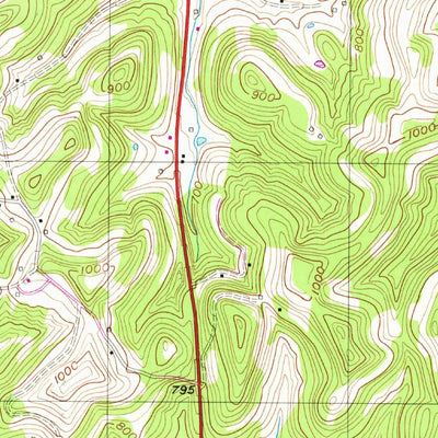 United States Geological Survey Bethpage, TN (1955, 24000-Scale) digital map