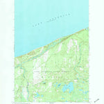 United States Geological Survey Betsy Lake NW, MI (1968, 24000-Scale) digital map