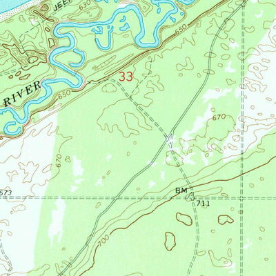 United States Geological Survey Betsy Lake NW, MI (1968, 24000-Scale) digital map