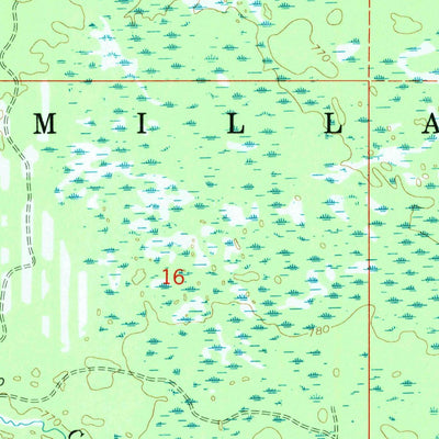 United States Geological Survey Betsy Lake SW, MI (1968, 24000-Scale) digital map