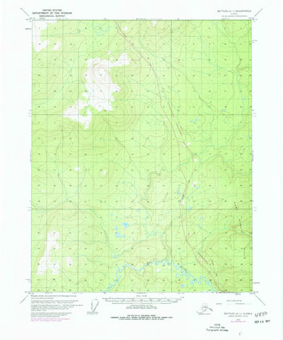 United States Geological Survey Bettles A-1, AK (1970, 63360-Scale) digital map