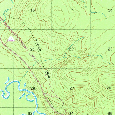 United States Geological Survey Bettles A-1, AK (1970, 63360-Scale) digital map