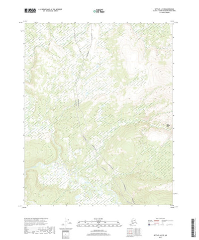 United States Geological Survey Bettles A-1 SE, AK (2017, 25000-Scale) digital map
