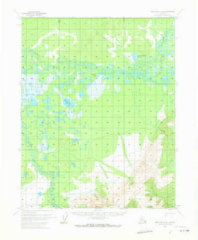 United States Geological Survey Bettles A-4, AK (1970, 63360-Scale) digital map