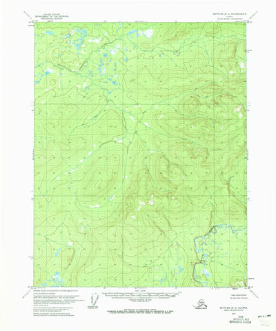United States Geological Survey Bettles B-3, AK (1970, 63360-Scale) digital map