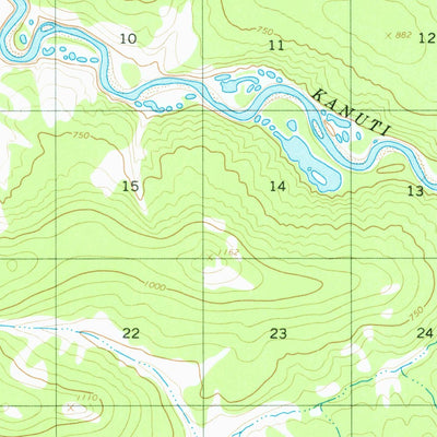 United States Geological Survey Bettles B-6, AK (1970, 63360-Scale) digital map