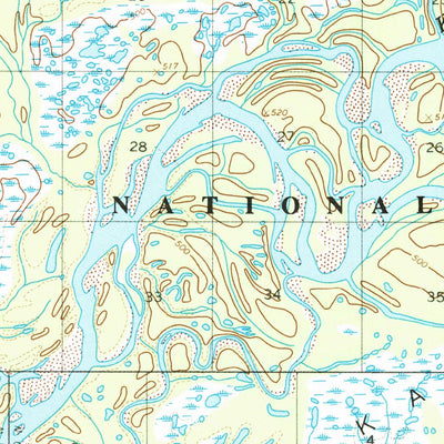 United States Geological Survey Bettles C-4, AK (1970, 63360-Scale) digital map