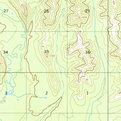 United States Geological Survey Bettles D-5, AK (1970, 63360-Scale) digital map
