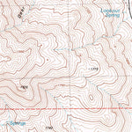 United States Geological Survey Betty Creek, NV (1981, 24000-Scale) digital map