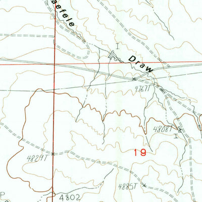United States Geological Survey Betty Reservoir, WY (1984, 24000-Scale) digital map