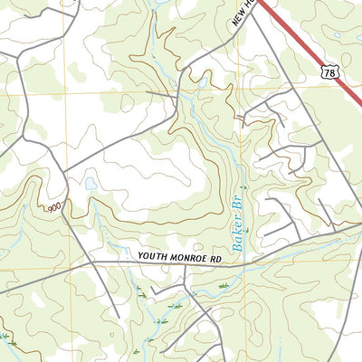 United States Geological Survey Between, GA (2020, 24000-Scale) digital map
