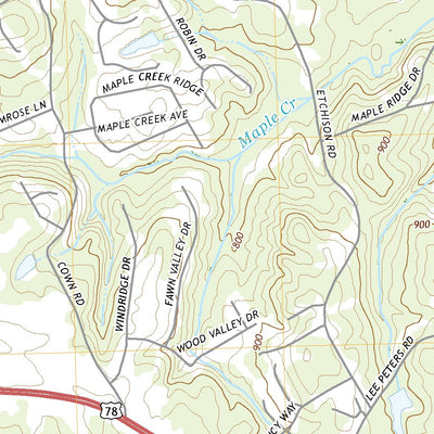 United States Geological Survey Between, GA (2020, 24000-Scale) digital map