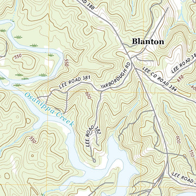 United States Geological Survey Beulah, AL (2020, 24000-Scale) digital map
