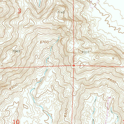 United States Geological Survey Beulah Belle Lake, WY (1959, 24000-Scale) digital map