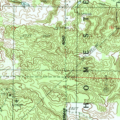 United States Geological Survey Beulah, MI (1983, 25000-Scale) digital map