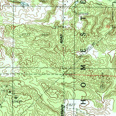 United States Geological Survey Beulah, MI (1983, 25000-Scale) digital map
