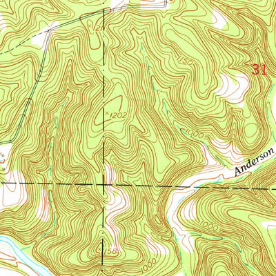 United States Geological Survey Beulah, MO (1954, 24000-Scale) digital map