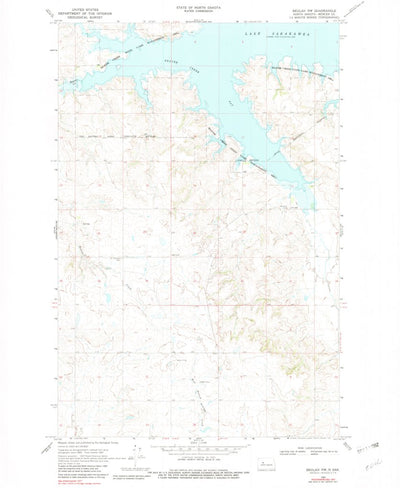 United States Geological Survey Beulah NW, ND (1969, 24000-Scale) digital map