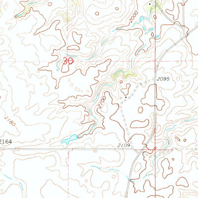 United States Geological Survey Beulah NW, ND (1969, 24000-Scale) digital map
