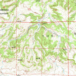 United States Geological Survey Beulah, WY-SD (1958, 62500-Scale) digital map