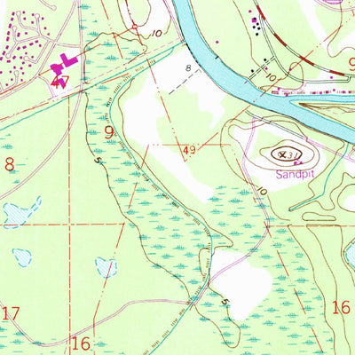 United States Geological Survey Beverly Beach, FL (1956, 24000-Scale) digital map