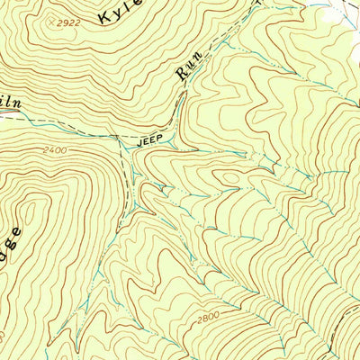 United States Geological Survey Beverly East, WV (1969, 24000-Scale) digital map