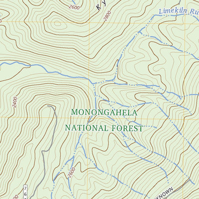 United States Geological Survey Beverly East, WV (2023, 24000-Scale) digital map