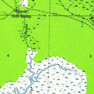 United States Geological Survey Beverly, FL (1945, 24000-Scale) digital map